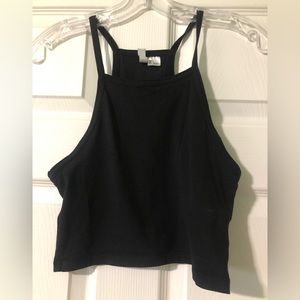 Black crop top